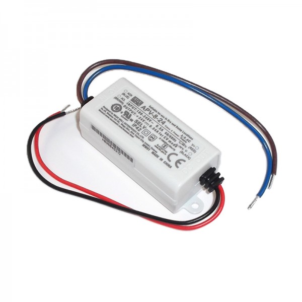 Fonte de Alimentação Mean Well 24Vdc 8W IP42 APV