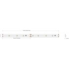 Fita LED 3528-60 4,8W/mt 24Vdc IP20 DUCTUS20