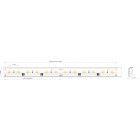 Fita LED 5050-60 14,4W/mt 24Vdc IP65 DUCTUS 65