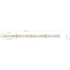 Fita LED 2835-140 15W/mt 24Vdc IP20 DUCTUS PRO 20